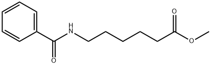 methyl 6-(4-benzoyl)aminocaproate 结构式