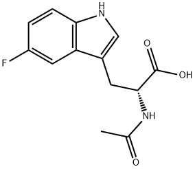 AC-D-5-氟色氨酸 结构式