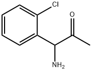 1-AMINO-1-(2-CHLOROPHENYL)ACETONE 结构式