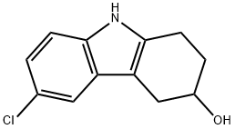 6-氯-2,3,4,9-四氢-1H-咔唑-3-醇 结构式