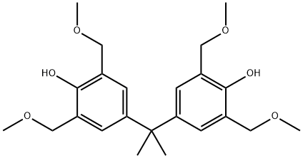 4,4'-(1-methylethylidene)bis[2,6-bis(methoxymethyl)- 结构式