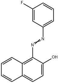 2-Naphthalenol, 1-[2-(3-fluorophenyl)diazenyl]- 结构式