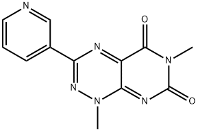 3-(3-Pyridyl)toxoflavine 结构式