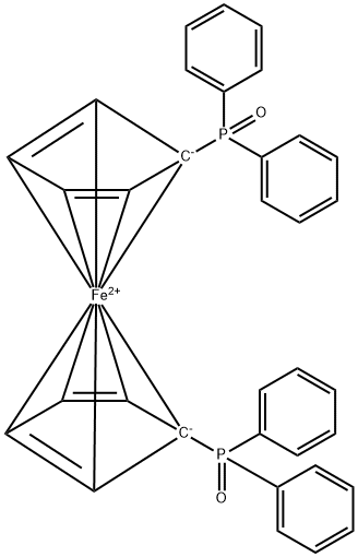 1,1'-双（二苯基膦基）-二茂铁 结构式