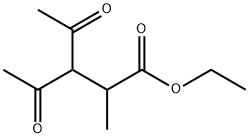 Pentanoic acid, 3-acetyl-2-methyl-4-oxo-, ethyl ester 结构式