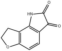 1H-Furo[2,3-g]indole-2,3-dione, 7,8-dihydro- 结构式