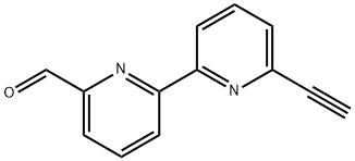 6'-乙炔基-[2,2'-联吡啶]-6-碳醛 结构式