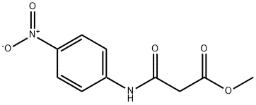 methyl 2-[(4-nitrophenyl)carbamoyl]acetate 结构式