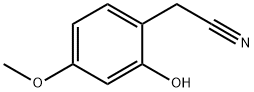 Benzeneacetonitrile, 2-hydroxy-4-methoxy- 结构式