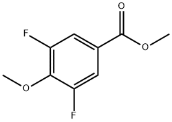 3,5-二氟-4-甲氧基苯甲酸甲酯 结构式