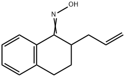 1(2H)-Naphthalenone, 3,4-dihydro-2-(2-propen-1-yl)-, oxime 结构式