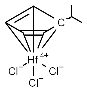 异丙基环戊二烯基三氯化铪 结构式