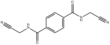 1-N,4-N-bis(cyanomethyl)benzene-1,4-dicarboxamide 结构式