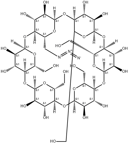 6-Azido-6-deoxy-α-cyclodextrin 结构式