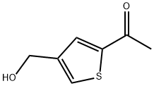 Ethanone, 1-[4-(hydroxymethyl)-2-thienyl]- 结构式