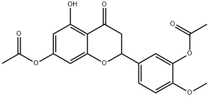 rac-Hesperetin 3’,7-Diacetate 结构式