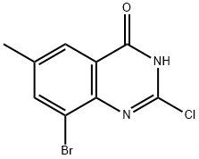 8-溴-2-氯-6-甲基喹唑啉-4(3H)-酮 结构式