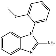 1H-Benzimidazol-2-amine, 1-(2-methoxyphenyl)- 结构式