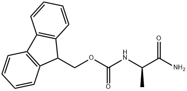 (9H-Fluoren-9-yl)MethOxy]Carbonyl D-Ala-NH2 结构式