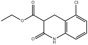 ethyl 5-chloro-2-oxo-1,2,3,4-tetrahydroquinoline-3-carboxylate 结构式