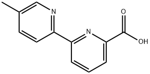 5'-甲基-2,2'-联吡啶-6-羧酸 结构式