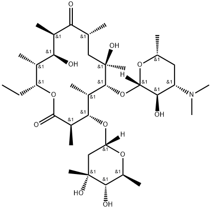红霉素杂质K 结构式