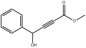 2-Butynoic acid, 4-hydroxy-4-phenyl-, methyl ester 结构式