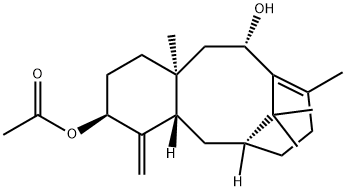 紫杉醇杂质15(TAXADIENE-5-ALPHA-ACETOXY-10-BETA-OL) 结构式