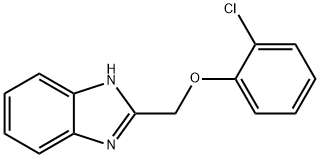 2-(2-氯苯氧基甲基)-1H-1,3-苯并二唑 结构式