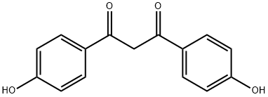 1,3-Propanedione, 1,3-bis(4-hydroxyphenyl)- 结构式