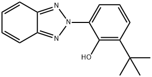 Phenol, 2-(2H-benzotriazol-2-yl)-6-(1,1-dimethylethyl)- 结构式