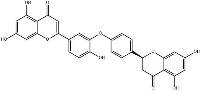 2'',3''-Dihydroochnaflavone 结构式