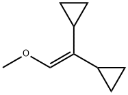 (2-甲氧基乙烯-1,1-二基)二环丙烷 结构式