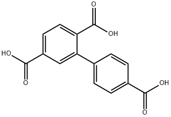 [1,1'-Biphenyl]-2,4,5-tricarboxylic acid 结构式