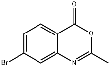 4H-3,1-Benzoxazin-4-one, 7-bromo-2-methyl- 结构式