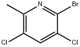 2-溴-3,5-二氯-6-甲基吡啶 结构式