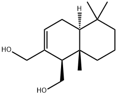 ((1R,4AS,8AS)-5,5,8A-三甲基-1,4,4A,5,6,7,8,8A-八氢萘-1,2-二基)二甲醇 结构式