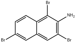 2-Naphthalenamine, 1,3,6-tribromo- 结构式