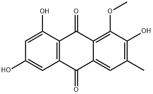 2-hydroxyl emodin-1-methyl ether 结构式