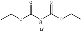 Propanedioic acid, diethyl ester, ion(1-), lithium (9CI) 结构式