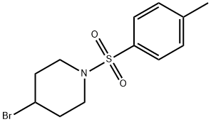 Piperidine, 4-bromo-1-[(4-methylphenyl)sulfonyl]- 结构式