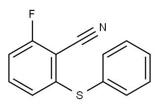 Benzonitrile, 2-fluoro-6-(phenylthio)- 结构式