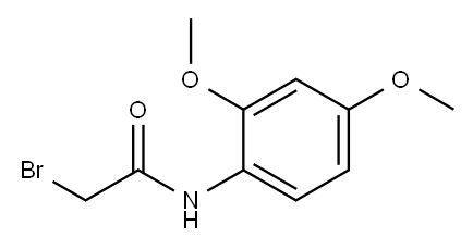 Acetamide, 2-bromo-N-(2,4-dimethoxyphenyl)- 结构式