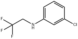 3-氯-N-(2,2,2-三氟乙基)苯胺 结构式