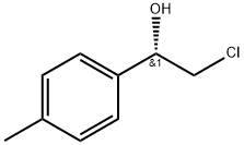 (S)-2-氯-1-(对甲基苯)乙醇 结构式