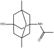 Acetamide, N-(3-hydroxy-5,7-dimethyltricyclo[3.3.1.13,7]dec-1-yl)- 结构式