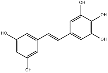 1,2,3-三酚-5(1-E-3,5-二酚)乙烯 结构式