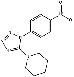 1-(1-(4-硝基苯基)-1H-四唑-5-基)哌啶 结构式