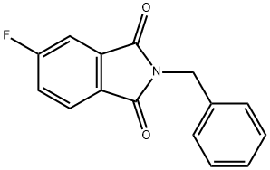 2-苄基-5-氟异吲哚-1,3-二酮 结构式