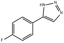 1H-1,2,3-Triazole, 5-(4-fluorophenyl)- 结构式